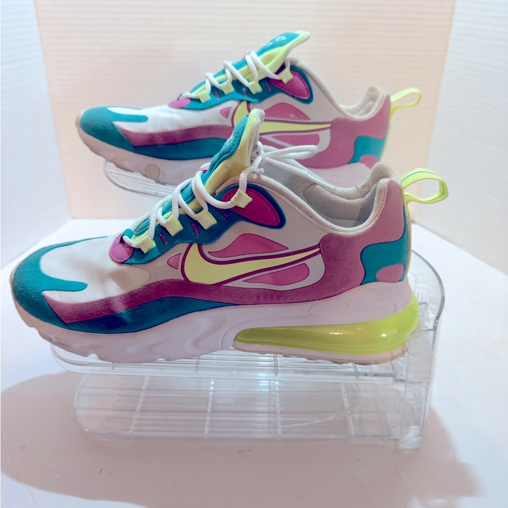 Nike Women's Sneakers - Teal, Pink, Yellow